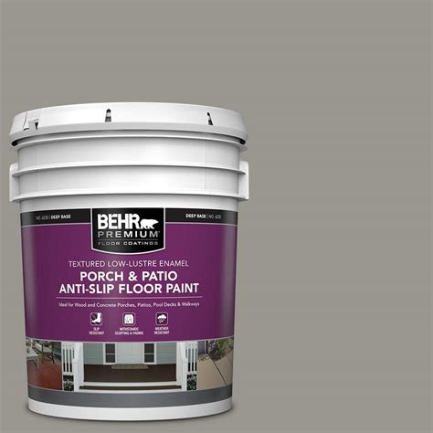 Behr Premium Gal N Battleship Gray Textured Low Lustre Enamel