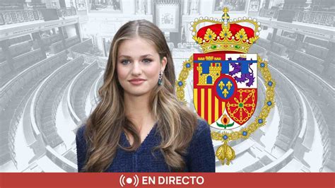 La Jura De La Constitución De La Princesa Leonor En Directo