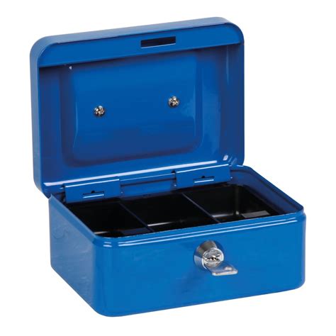 Cassetta Porta Valori TECHNOMAX 76 1 In Acciaio Blu L 15 2 X P 11 X H 8