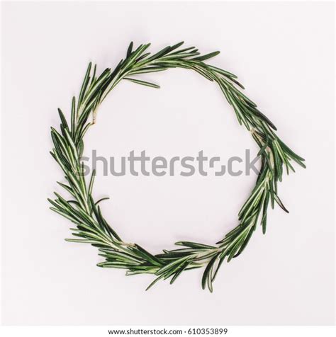 Rosemary Wreath Stock Photo (Edit Now) 610353899