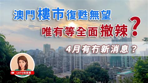 Lato如是說：澳門樓市復甦無望 唯有全面等撤辣？4月有冇新消息？ Youtube