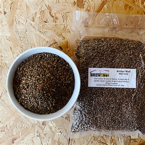 Amber Malt Crushed 500g For Sale