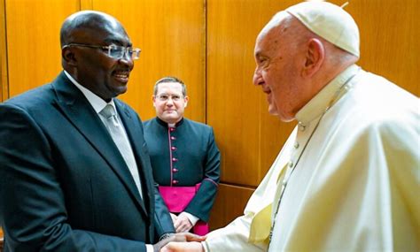 Dr Bawumia Pope Francis Hold Talks In The Vatican To Strengthen