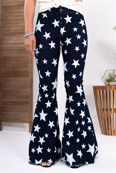 Seeing Stars Dark Denim Bell Bottoms Bell Bottoms Bell Bottoms