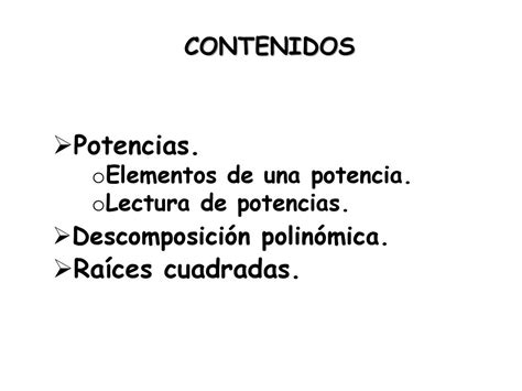 Potencias Y Raices Cuadradas Ppt Descargar