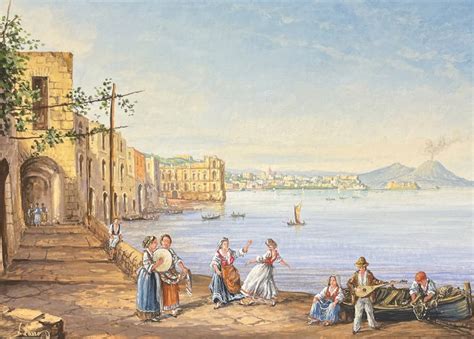 Scuola Italiana Xx Veduta Di Napoli Da Posillipo Catawiki