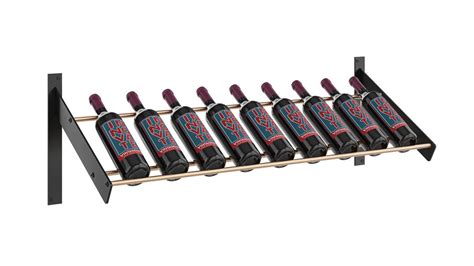 Evolution Wine Wall Presentation Row Wine Rack 9 Bottles