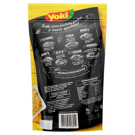 Batata Palha Yoki 105g Tradicional Sachê Shimodinha Supermercado