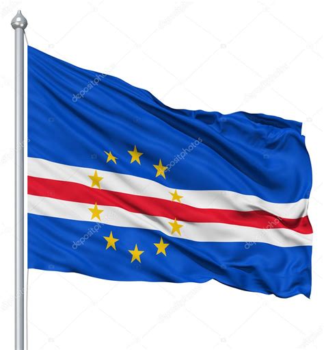 Waving Flag Of Cape Verde Stock Photo By Fckncg 11030191