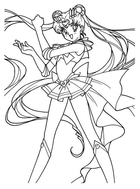 Planse De Colorat Cu Sailor Moon De Colorat P34