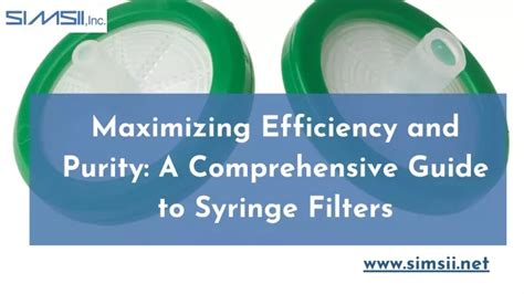 Ppt Maximizing Efficiency And Purity A Comprehensive Guide To Syringe