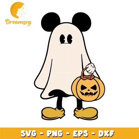 Disneyland Mickey Ghost Cosplay Svg Disney Friends Halloween Vibes Sv