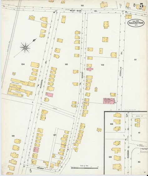 Image 5 Of Sanborn Fire Insurance Map From Haverstraw Rockland County