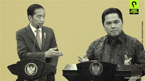 Pesan Jokowi Kepada Erick Thohir Setelah Indonesia Batal Jadi Tuan