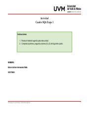 U4 SQA2 EAHM Pdf Actividad Cuadro SQA Etapa 1 Instrucciones 1