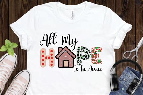 All My Hope is in Jesus Graphic by Red-Sublimation · Creative Fabrica