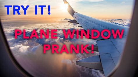 Airplane Window Prank Airplane Window View Airplane Background Video