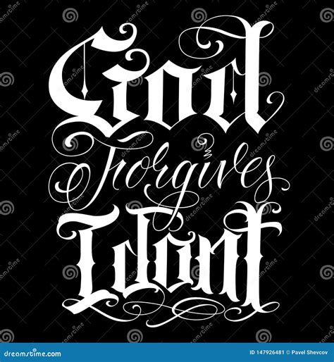 God Forgives Script Cartoon Vector | CartoonDealer.com #147926481