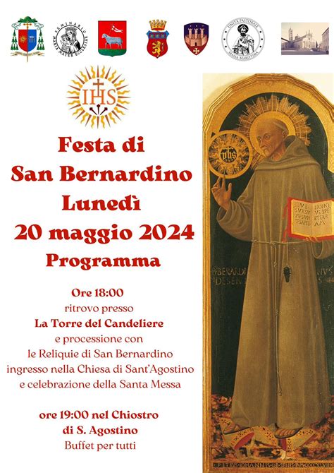 Festa Di San Bernardino Diocesi Di Massa Marittima Piombino