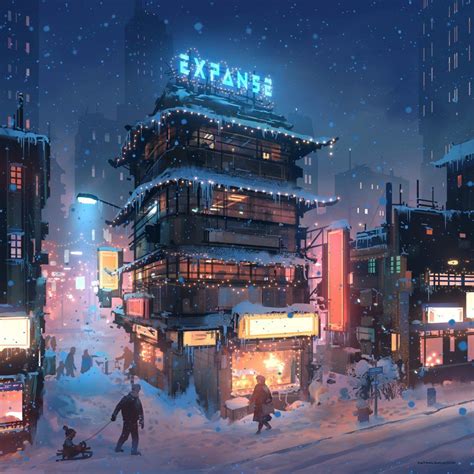 List Wallpaper Winter City Lights Photos Latest