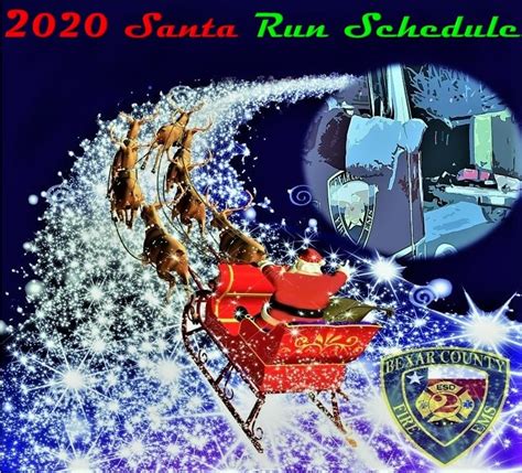 News From Bexar County Esd No Santa Run Schedule Announced