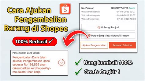 TERBARU 2024 Cara Ajukan Pengembalian Barang Di Shopee Retur Barang