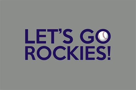 Lets Go Rockies Painting By Florian Rodarte Pixels