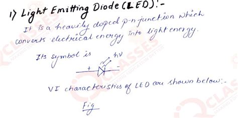 Class Isc Physics Important Notes Chapter Junction Diodes