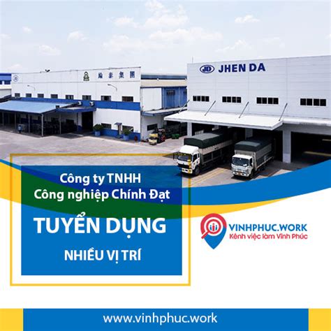 Công Ty Tnhh Công Nghiệp Chính Đạt Tuyển Dụng Tổ Trưởng Qc Nhân Viên