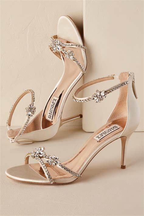 Strappy Crystal Heel From BHLDN Wedding Shoes Bridal Shoes Crystal