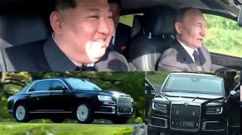 Vladimir Putin gifts Kim Jong Russian Rolls-Royce Aurus Senat luxury ...