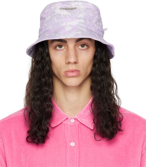 Purple Le Papier Le Bob Gadjo Bucket Hat By Jacquemus On Sale