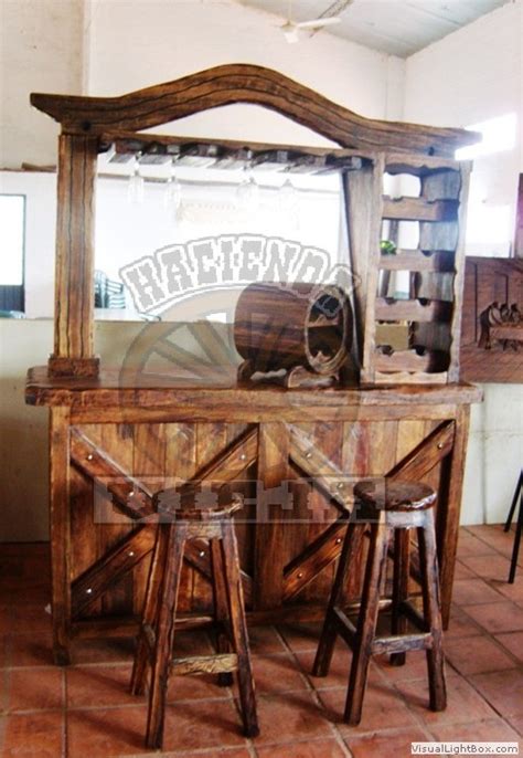 Poderoso Origen Caucho Barras En Madera Rustica Hueco Aprendiz Cargado