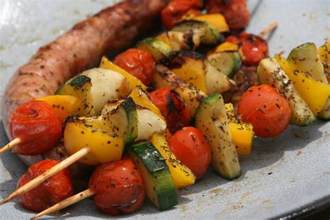 Recette De Brochettes De L Gumes Marin S