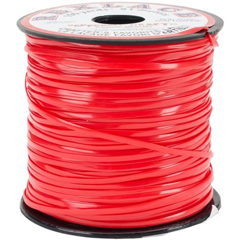 Rexlace Plastic Lacing 0938 X100yd Red