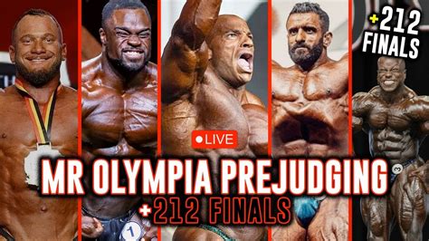 LIVE Mr Olympia 2022 Bodybuilding PREJUDGING 212 Finals MORE