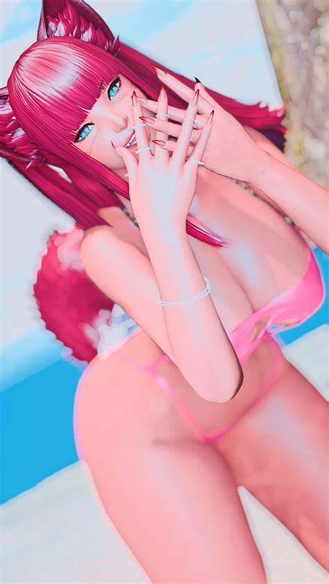 𝕀𝕥𝕤 𝕃𝕖𝕟𝕠 on Twitter bubblegum bimbo GPOSERS miqote FFXIV FF14