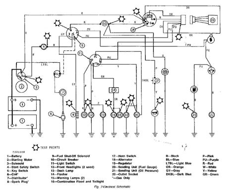 John Deere 111 Wiring Diagram