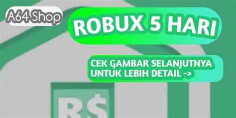 Beli Robux 5 Hari 100 Robux Roblox Terlengkap Dan Termurah November