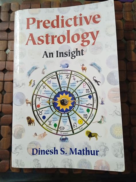 Predictive Astrology An Insight Dinesh S Mathur Amazon In Books