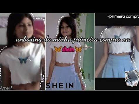 Unboxing Da Minha Primeira Compra Na Shein Amei Muito Bia