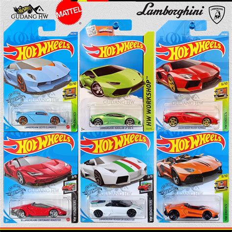 Hot WHEELS LAMBORGHINI Car Racing SPORT Car Shopee Malaysia
