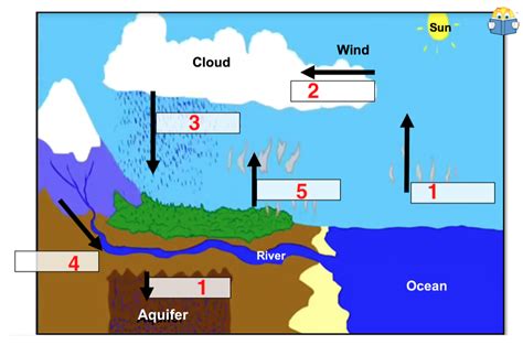 Diagram Arh C Geo Earth Blue Planet Water Cycle Quizlet