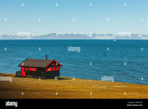 Noruega Islas Svalbard Spitzberg Longyearbyen Fotograf A De Stock