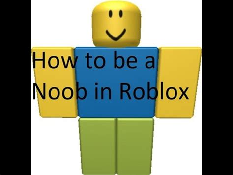 How To Make A Noob Avatar In Roblox YouTube