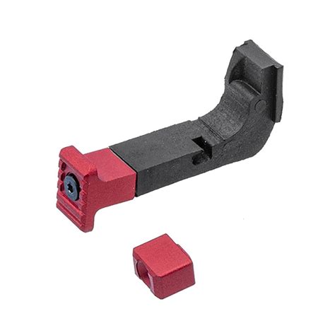 Strike Industries Modular Magazine Release For Glock Gen 123 Red Si G3 Magrelease Red