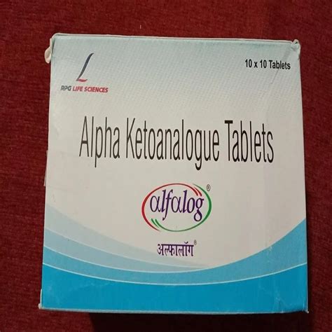 Alfalog Alpha Ketoanalogue Tablet Packaging Type Box Packaging Size