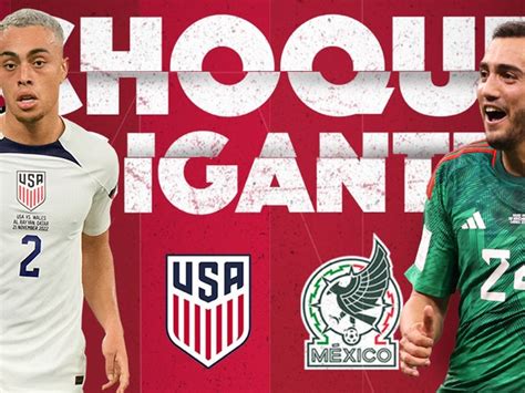 México Vs Estados Unidos En Vivo Dónde Ver Horario México Vs