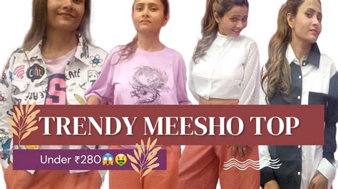 Under Rs Meesho Tops Haul Meesho Trendy Top Haul Summer Top