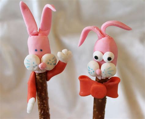 Create Pretzel Bunnies With Snyder S Of Hanover Pretzel Rods White